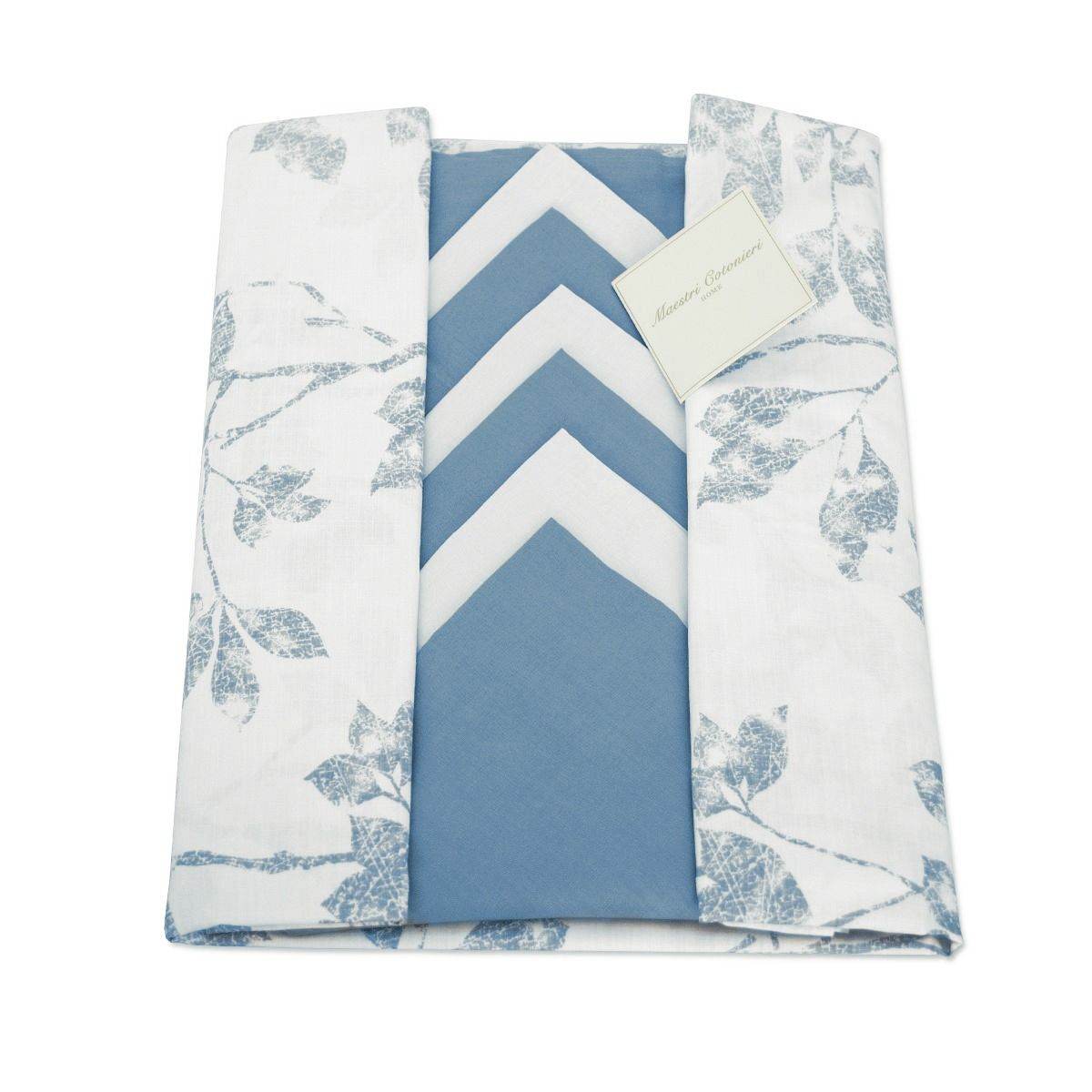 Tovaglia stampata con tovaglioli Biancheria Fly Tov Maestri Cotonieri - evabiancheria